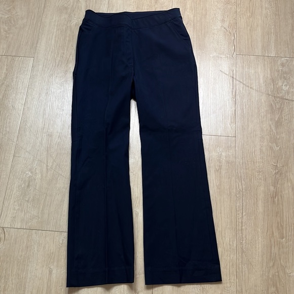 Spanx On the Go Kick Flare Pants Navy Size SMALL 20367R 1119 - Picture 3 of 8